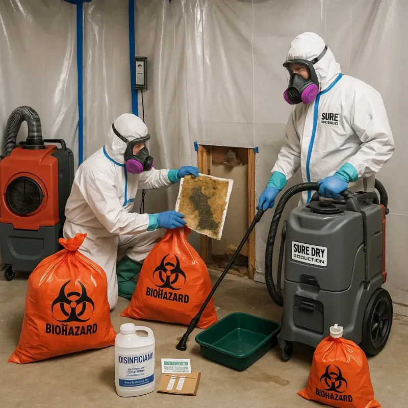 Contaminated Water Handling Protocols process in Pueblito del Rio, PR